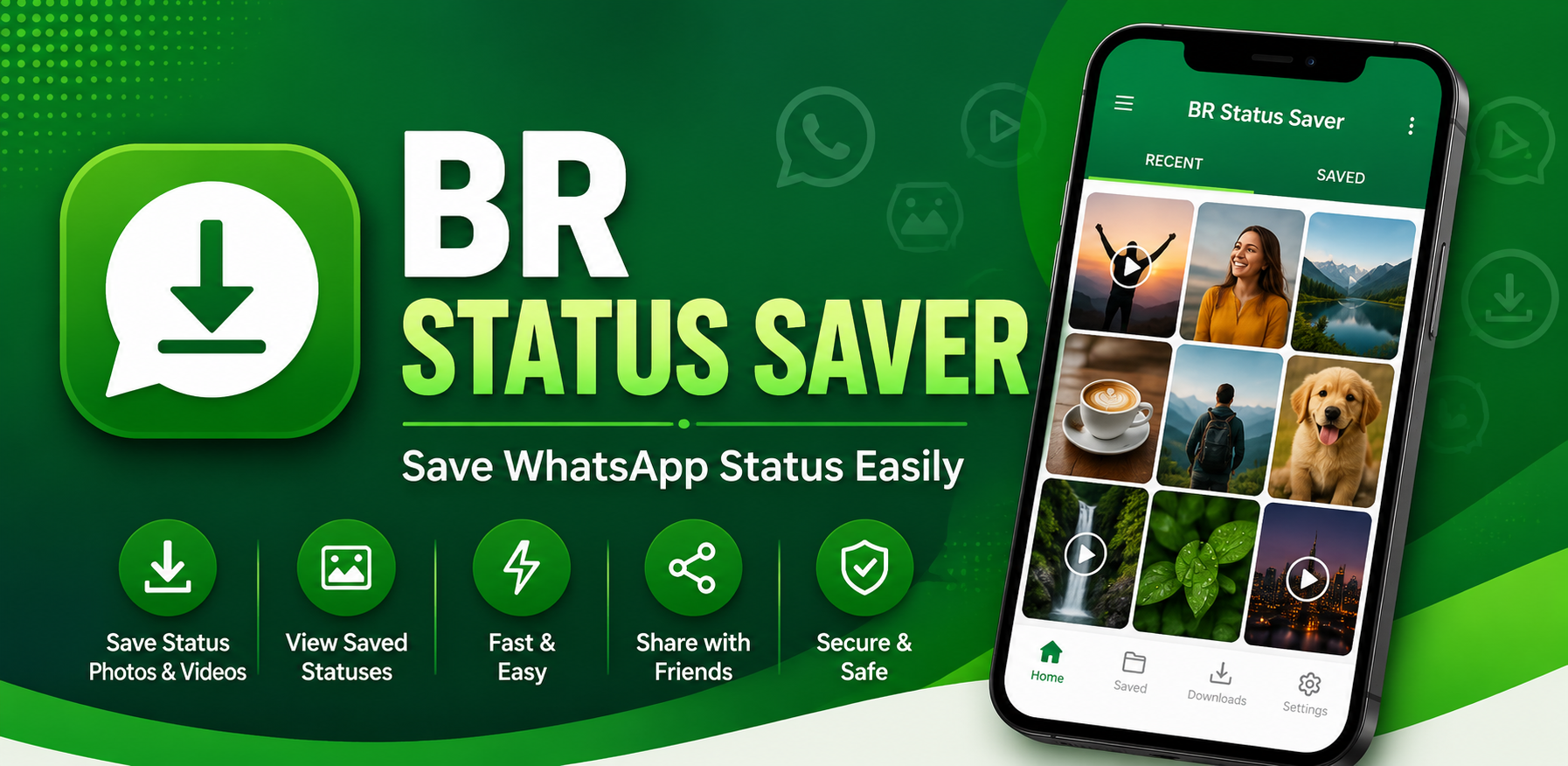 BR Status Saver Feature Image